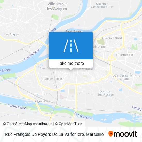 Rue François De Royers De La Valfenière map