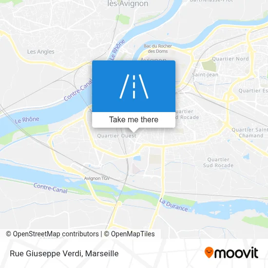 Rue Giuseppe Verdi map