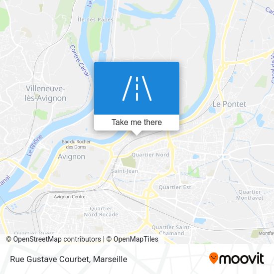 Rue Gustave Courbet map