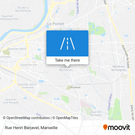 Rue Henri Barjavel map