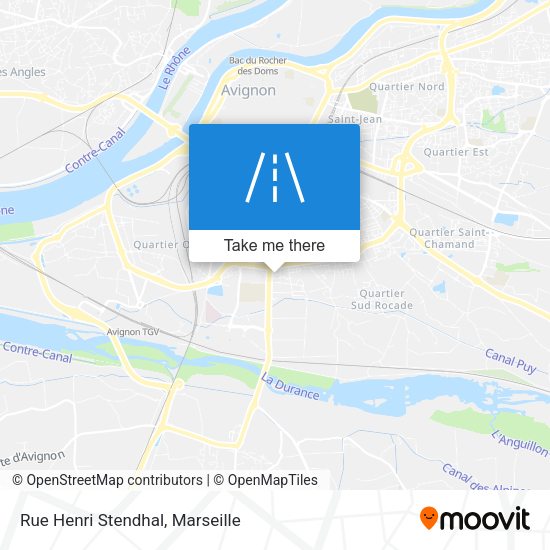 Rue Henri Stendhal map