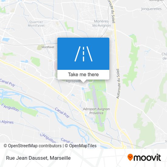 Rue Jean Dausset map