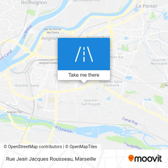 Rue Jean Jacques Rousseau map
