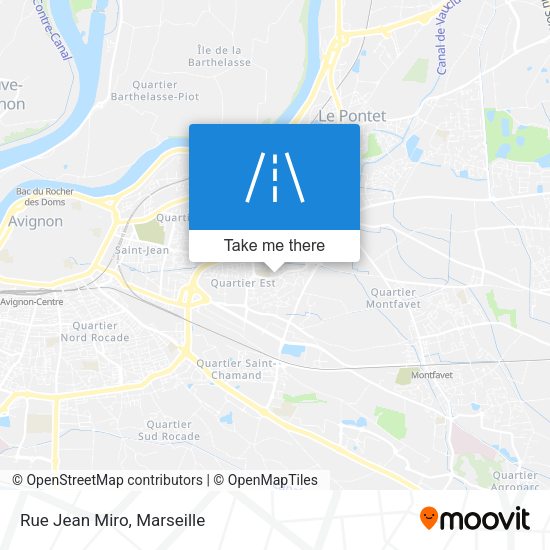 Rue Jean Miro map