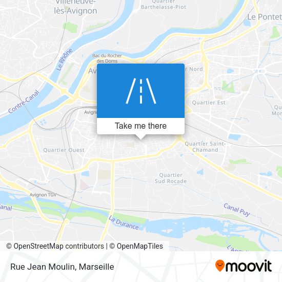 Rue Jean Moulin map