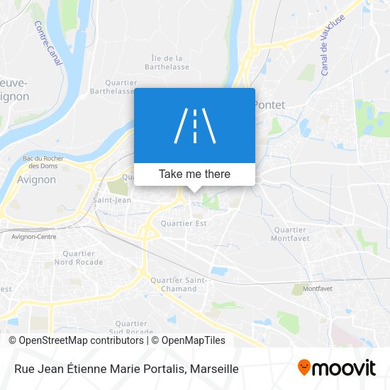 Rue Jean Étienne Marie Portalis map