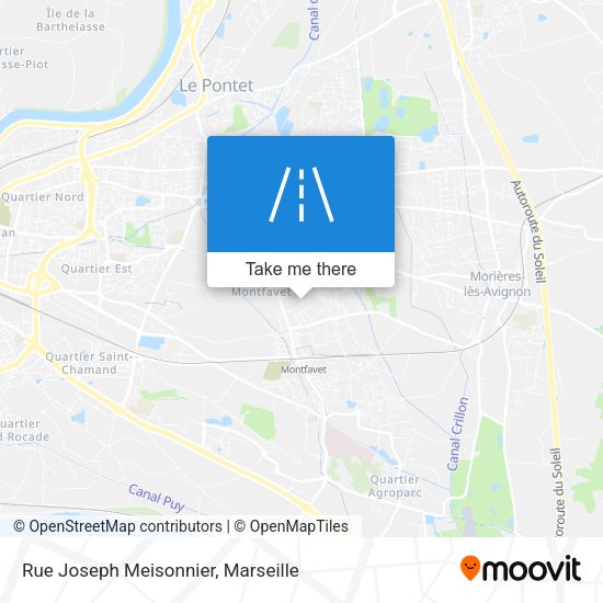 Rue Joseph Meisonnier map