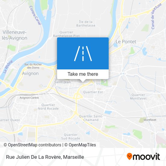Rue Julien De La Rovère map