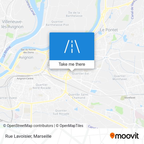 Rue Lavoisier map