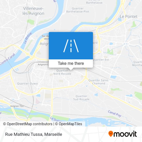 Rue Mathieu Tussa map