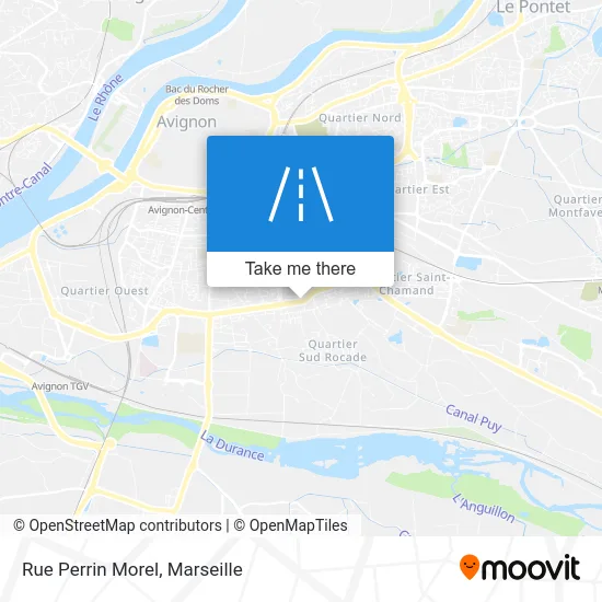 Rue Perrin Morel map