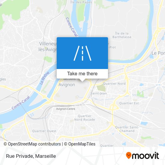 Rue Privade map