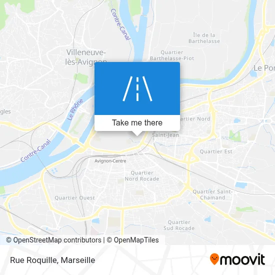 Rue Roquille map