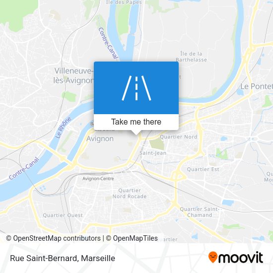 Rue Saint-Bernard map