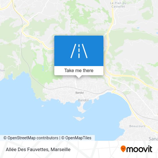 Allée Des Fauvettes map