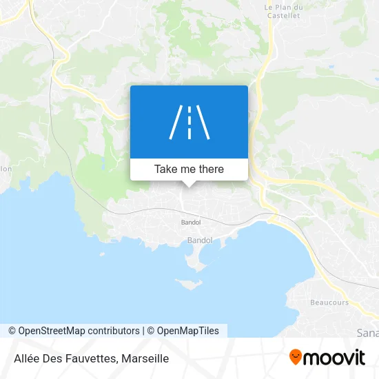 Allée Des Fauvettes map