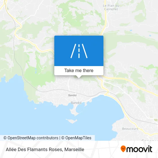 Allée Des Flamants Roses map
