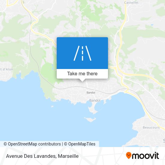 Avenue Des Lavandes map