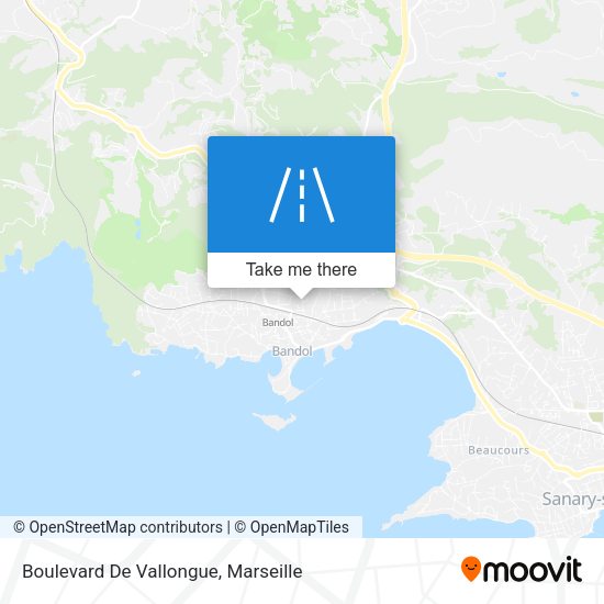 Boulevard De Vallongue map