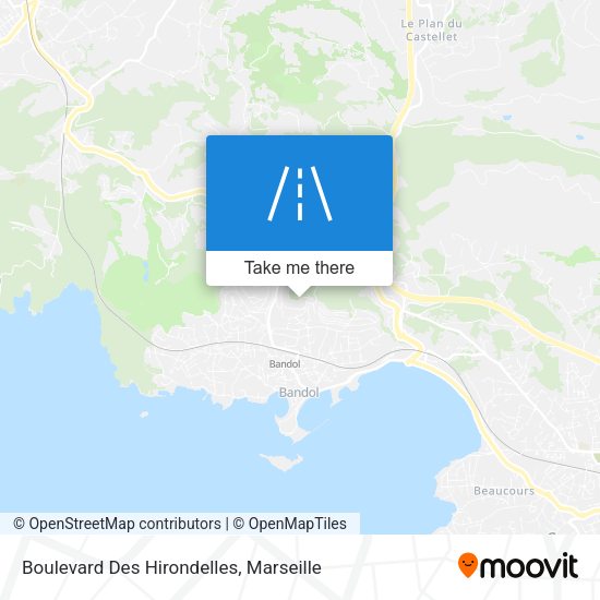 Boulevard Des Hirondelles map