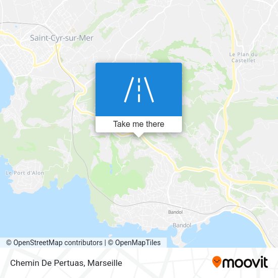 Chemin De Pertuas map