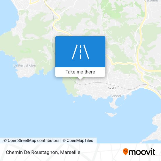 Chemin De Roustagnon map