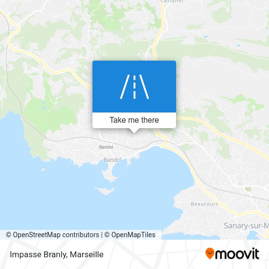 Impasse Branly map