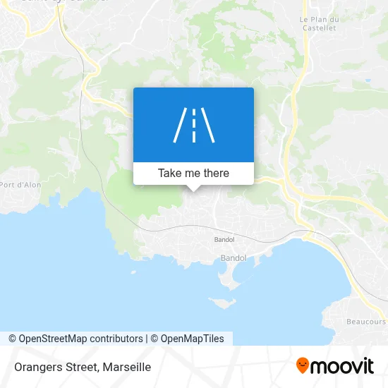 Rue Des Orangers map