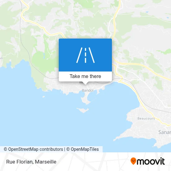 Rue Florian map