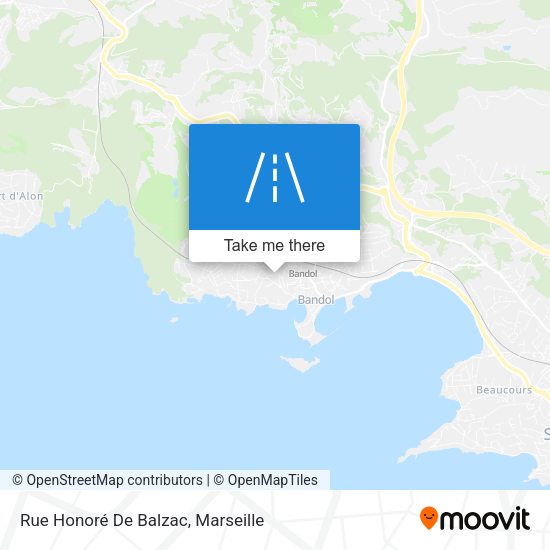 Rue Honoré De Balzac map