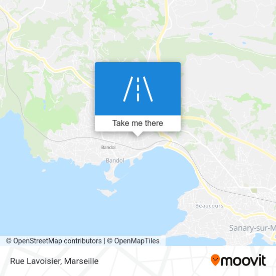Rue Lavoisier map