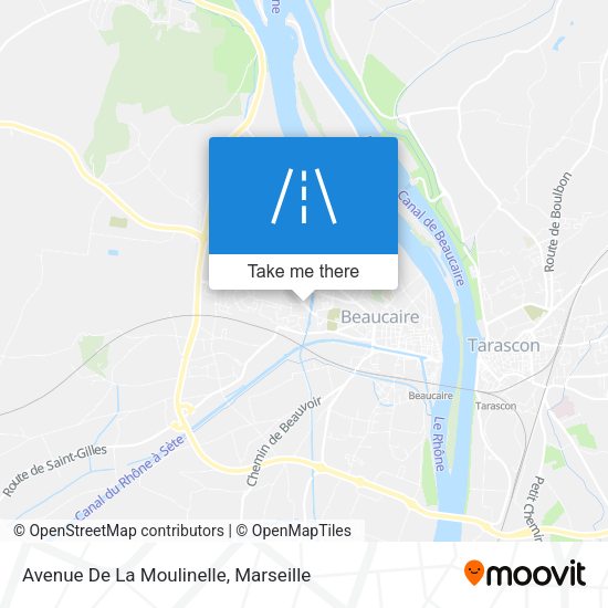 Avenue De La Moulinelle map