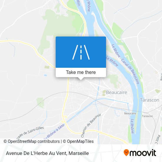 Avenue De L'Herbe Au Vent map