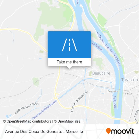 Avenue Des Claux De Genestet map
