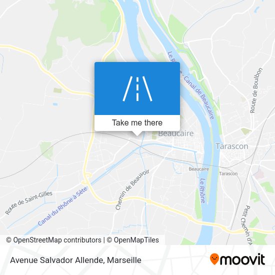Avenue Salvador Allende map