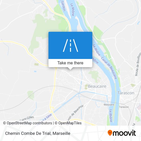 Chemin Combe De Trial map