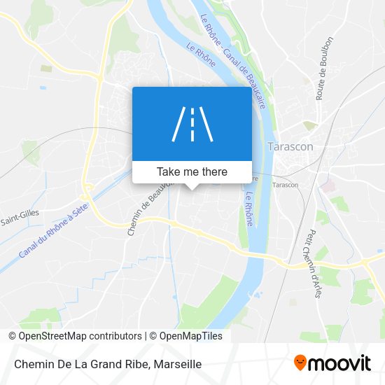 Chemin De La Grand Ribe map
