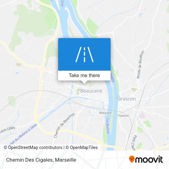 Chemin Des Cigales map