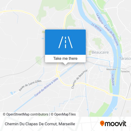 Chemin Du Clapas De Cornut map