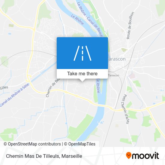 Chemin Mas De Tilleuls map
