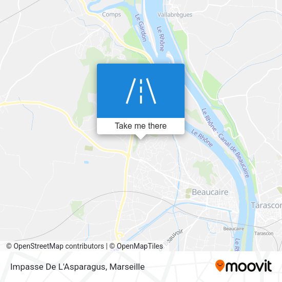 Impasse De L'Asparagus map