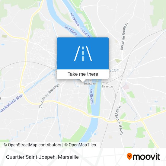 Quartier Saint-Jospeh map