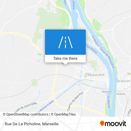 Rue De La Picholine map