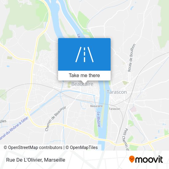 Rue De L'Olivier map
