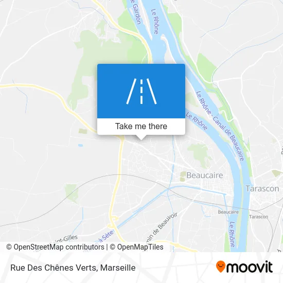 Rue Des Chênes Verts map