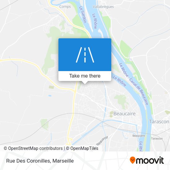 Rue Des Coronilles map