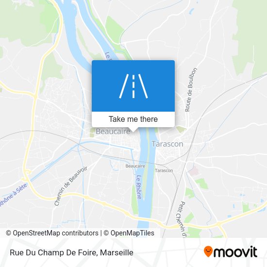 Rue Du Champ De Foire map