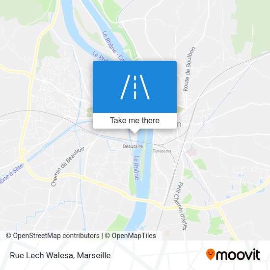 Rue Lech Walesa map