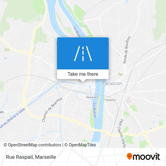 Rue Raspail map