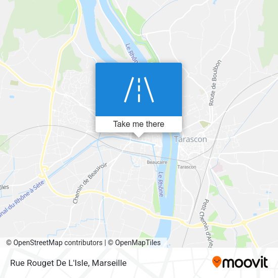 Rue Rouget De L'Isle map